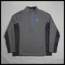 Spyder - Large - Half Zip Pullover Sweatshirt Microfibre Fleece Jacket