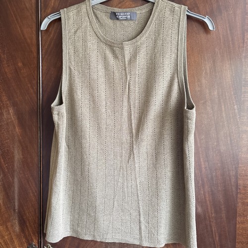 Green and gold - gold, knitted