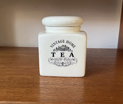 Tea container jar vintage - vintage, home