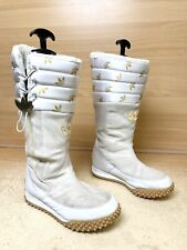 adidas x missy elliot snow boots Winter uk size 8 White & Gold respect me hiphop