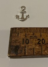 Anchor Sailing Boat Charm Jewellery Pendant Pin Badge Free Postage Fast Uk P&p