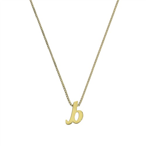 Tiny 9ct gold alphabet letter - 9ct,