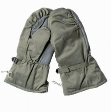 Original German army surplus lined winter cold weather mitts gloves