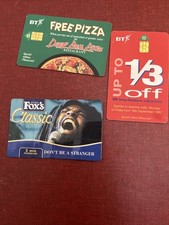 3 X Promotional BT Phone Cards