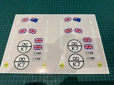 Bluebird k7 decals 1/10 -