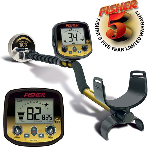 Fisher gold bug pro metal - gold,