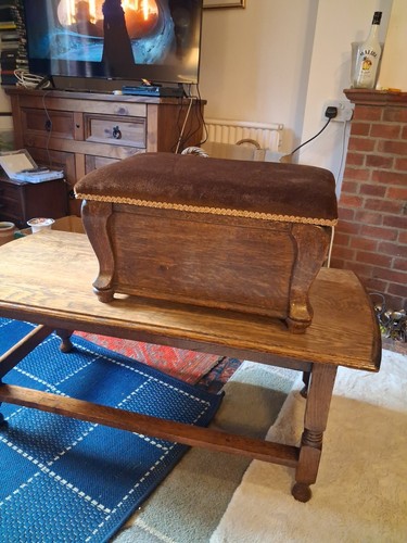 Antique solid oak coal - antique,