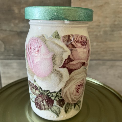 Roses storage jar - roses, jar/vase