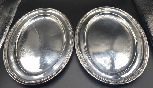 Pair rare vintage silver - pair,
