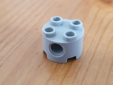 1 x Lego grey cylinder round brick (2 x 2) with hollow Axle spindle hole