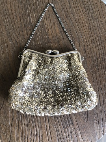 Vintage evening purse - vintage, gold