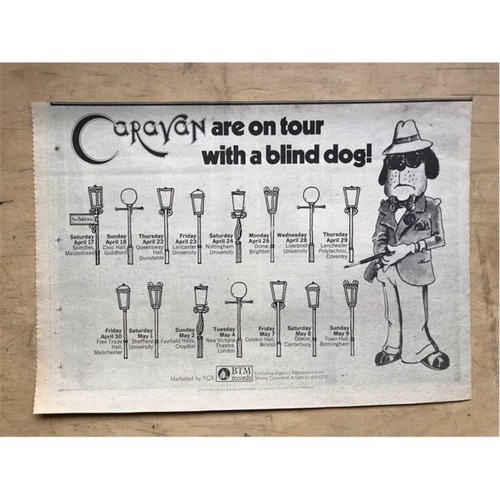 Caravan tour with - on, blind