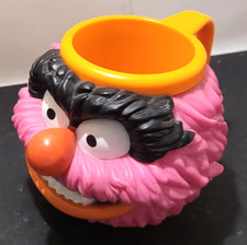 VINTAGE APPLAUSE MUPPETS JIM HENSON ANIMALS PLASTIC DRINKING CUP / MUG