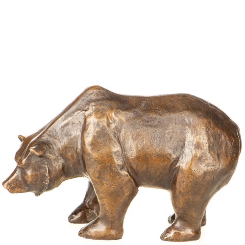 Bronze sculpture bear style - sculpture,