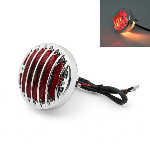 Round motorcycle tail - motorcycle, brake