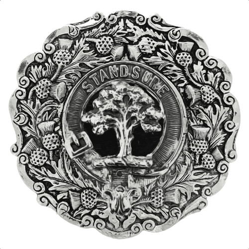Art pewter clan crest plaid - clan,