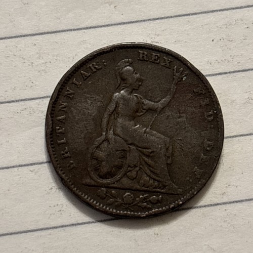 1834 great britain farthing - 1834,