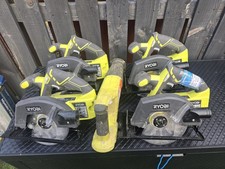 4 X Ryobi 18v Circular And 1 X Reciprocating For Spares Or Repairs