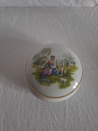 Vintage french trinket box - french,