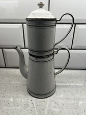 Vintage french enamel coffee - vintage,