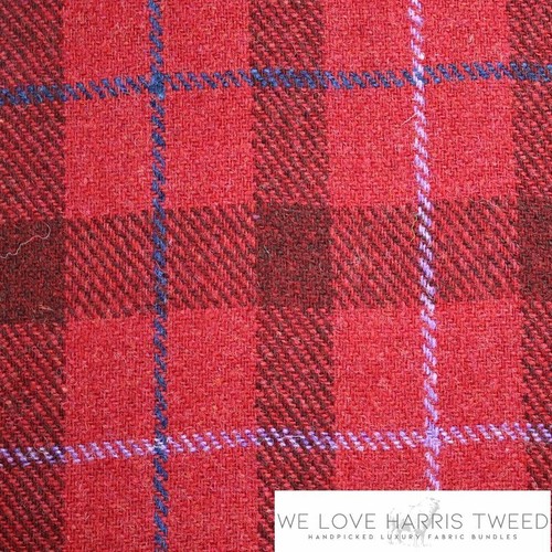 Genuine harris tweed red - tweed,