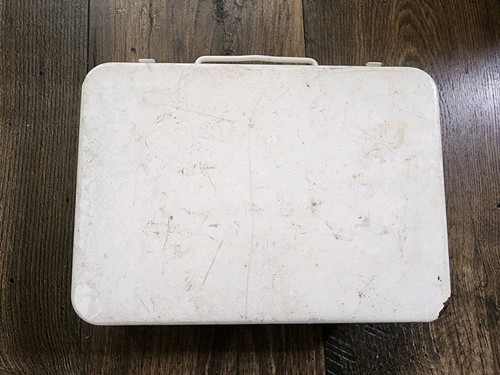 Vintage white first aid - first, kit
