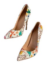 Multicolor Graphic Print High