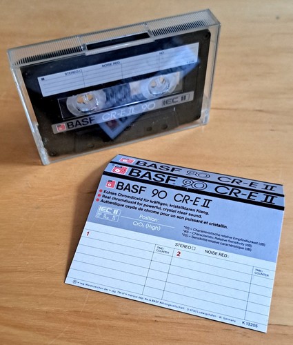 Basf 90 cassette tape - basf,