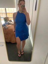 Angel Biba Satin Mini Dress