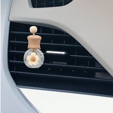 Glass Wood Empty Car Diffuser