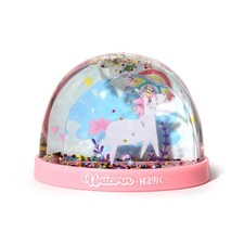 Unicorn Magic Snow Storm Globe (Medium) – Ornament – Gift – Stocking Filler