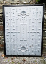 Manhole cover.  Clark Drain - not used 660mm x 510mm see description 