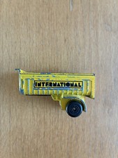 Vintage Matchbox Leyland Articulated Truck Yellow Trailer; International