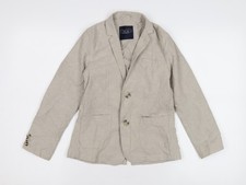 Next Boys Beige Linen Blazer