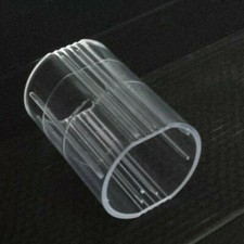 Clear Acrylic Tube Transparent Perspex Pipe Hard Plastic 44mm x 63mm x 40mm oval