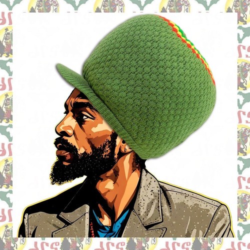 Knitted rasta hat tam - knitted,