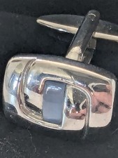Vintage silver tone cufflinks - vintage,