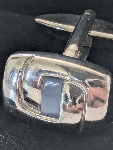 Vintage silver tone cufflinks - vintage,