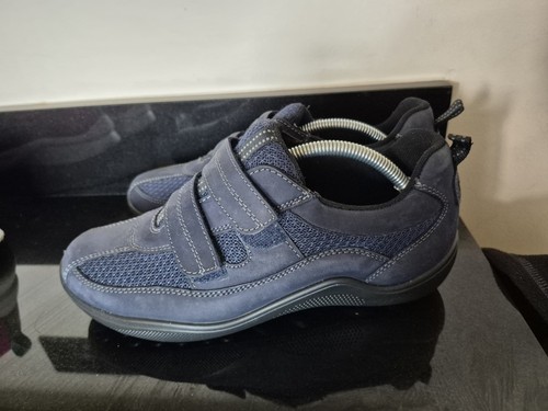 Hotter blue suede - blue,