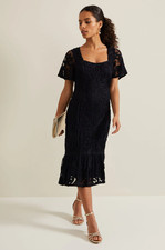 Phase Eight Navy Tapework