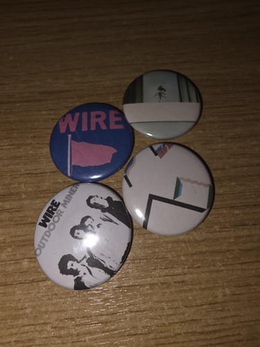 Wire post punk rock pin - wire,