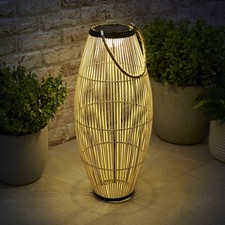 Solar Powered Natural Bamboo