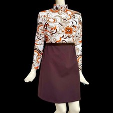 1960s Psychedelic Mini Dress