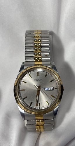 Pulsar day date two - pulsar, two-tone