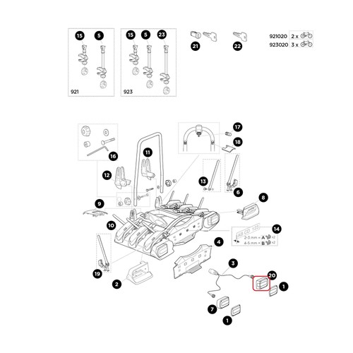 Thule light pin - thule,
