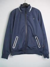 Nicholas Deakins Jacket Mens Large Blue Herd Windcheater Bomber Zip Pockets Mod