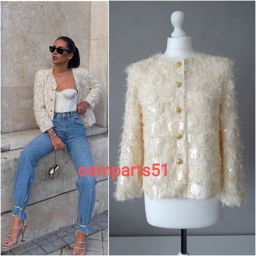 Zara cream fluffy - fluffy, textured