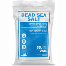 DEAD SEA SALT 25KG COARSE BAG FCC Grade | Kosher Mineral Rich Natural Bath Salt
