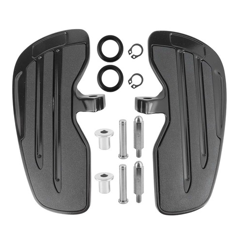 Black aluminum motorcycle - black,