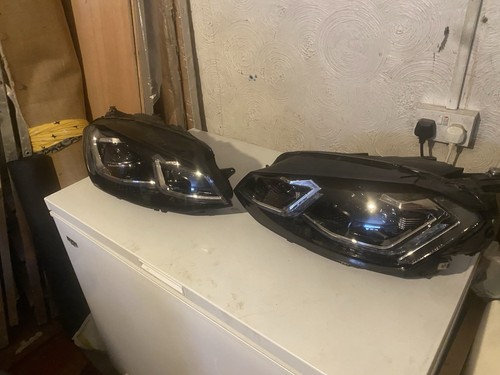 Golf headlight front - vw, 7.5